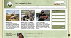 Desktop Screenshot of bowhuntinggreenland.com